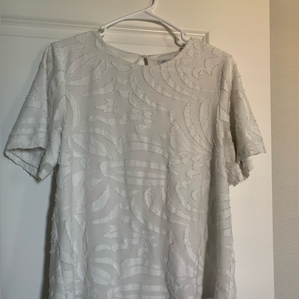 White T-Shirt with Detail